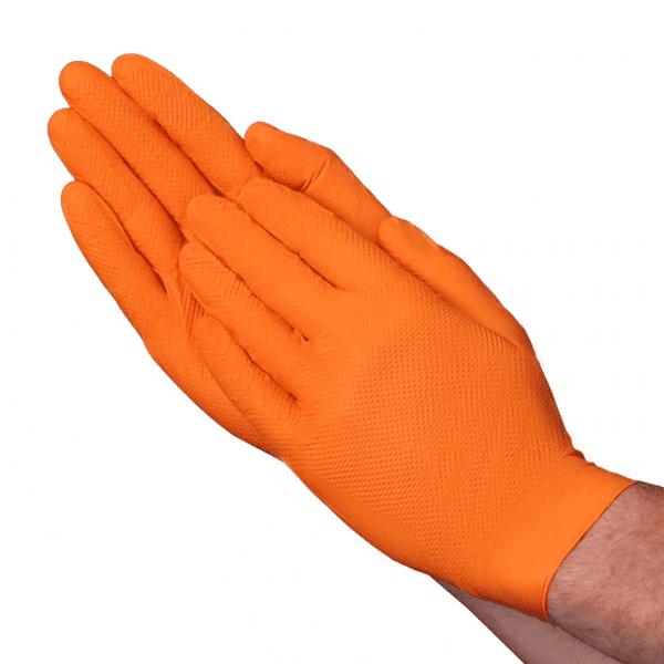 VGuard® 8 mil Orange Diamond Guard Gloves