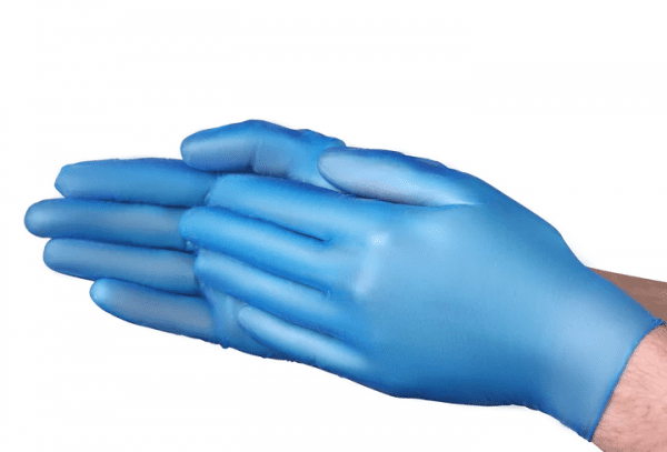 VGuard® 3 mil Blue Vinyl Industrial Powdered Glove
