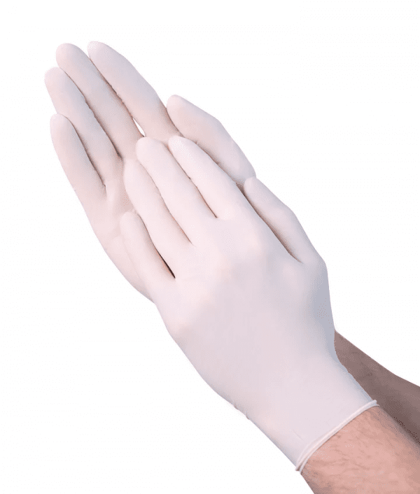 VGuard® A31A1 5.5 mil Cream Latex Exam Glove
