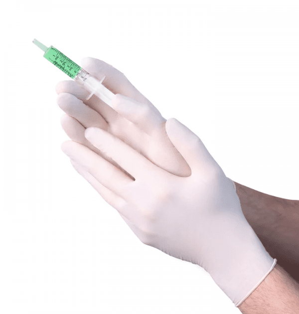 VGuard® A31A1 5.5 mil Cream Latex Exam Glove