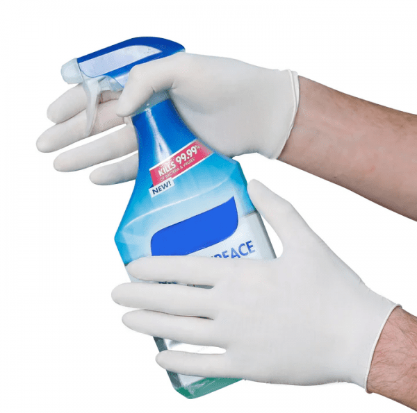 VGuard® 4.5 mil Cream Latex Industrial Powdered Glove