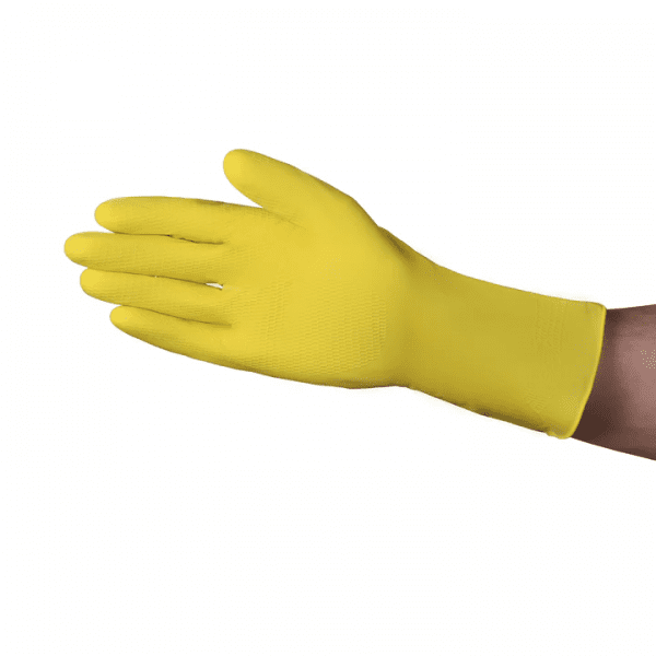 VGuard® C22B1 12 mil Yellow Latex Flock Lined Glove