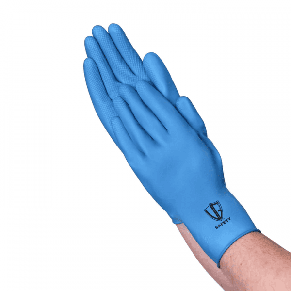 VGuard® C23A3 13 mil Blue Latex Unlined Glove