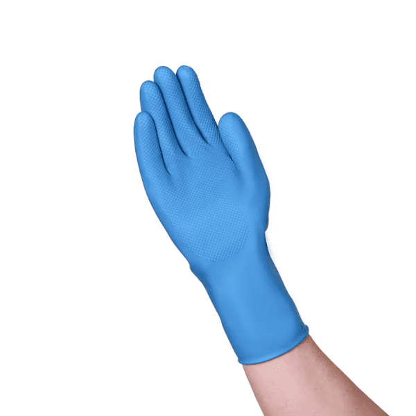 VGuard® C23A3 13 mil Blue Latex Unlined Glove