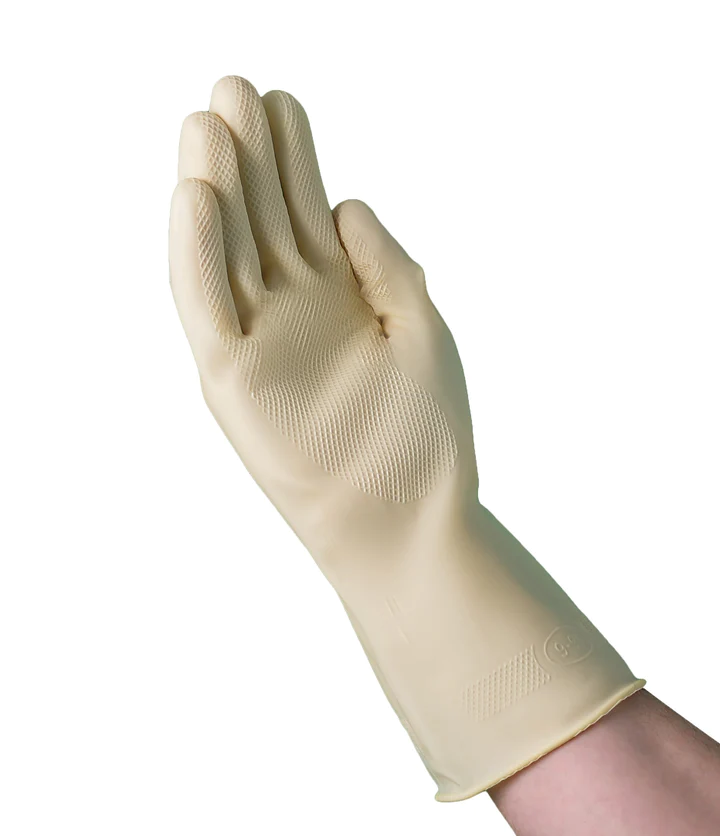 VGuard® C23A4 13 mil Natural Latex Unlined Glove