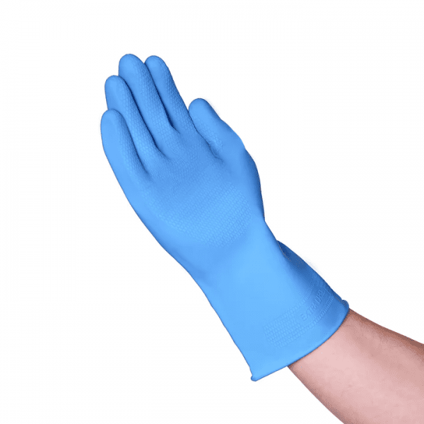 VGuard® 16 mil Blue Latex Flock Lined Glove