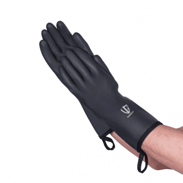VGuard® 75 mil Black Neoprene Kevlar Lined Glove