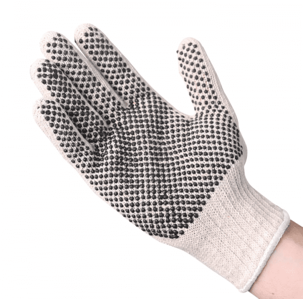 VGuard® 2-Sided Black PVC Dotted String Knit Glove