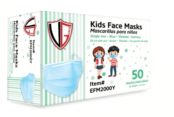VGuard® Disposable 3-ply Kids Ear Loop Face Mask