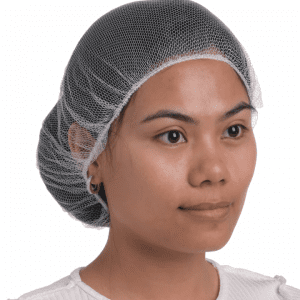 VGuard™ White Nylon Hairnet