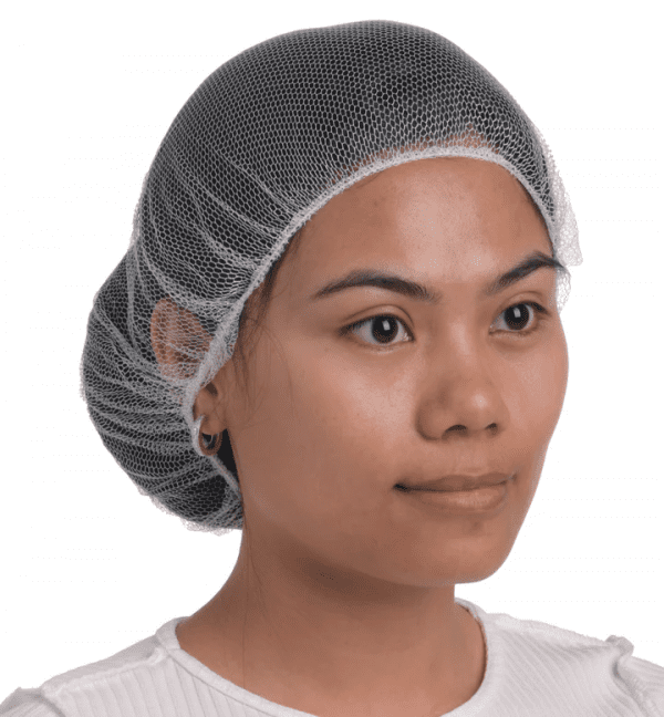 VGuard™ White Nylon Hairnet