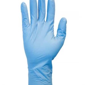 Medical Grade Blue Nitrile Gloves, 12" By Uncle Supply