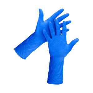 Diamond Textured Nitrile Gloves, Extended Cuff by Eagle Protect